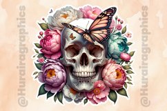 Floral Skull|Printable Animal Sticker Product Image 2