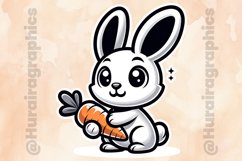 Rabbit|Printable Animal Sticker Product Image 2