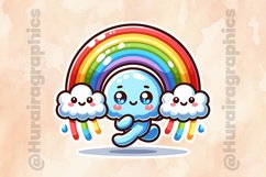 Cloudy Rainbow |Printable Animal Sticker Product Image 2