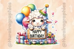 Sheep|Printable Animal Sticker Product Image 2