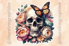 Floral Skull|Printable Animal Sticker Product Image 2