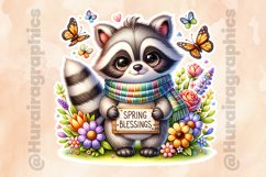 Raccon|Printable Animal Sticker Product Image 2