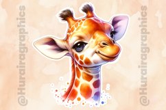 Girraffe |Printable Animal Sticker Product Image 2