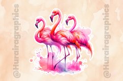Flamingo|Printable Animal Sticker Product Image 2