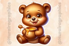 Bear|Printable Animal Sticker Product Image 2
