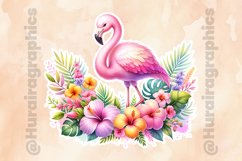 Flamingo|Printable Animal Sticker Product Image 2