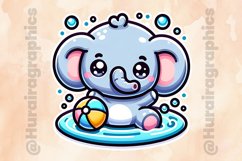 Elephant|Printable Animal Sticker Product Image 2