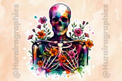 Floral Skull|Printable Animal Sticker Product Image 2