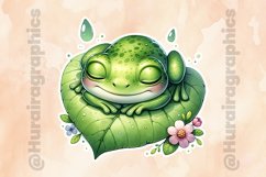 Frog|Printable Animal Sticker Product Image 2