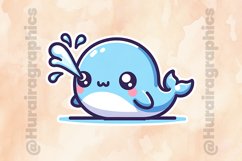 Whale|Printable Animal Sticker Product Image 2