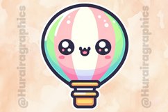 Hot Air Ballon |Printable Animal Sticker Product Image 2