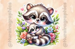 Raccon|Printable Animal Sticker Product Image 2