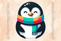 Penguin|Printable Animal Sticker Product Image 2