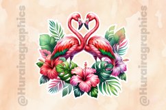Flamingo|Printable Animal Sticker Product Image 2