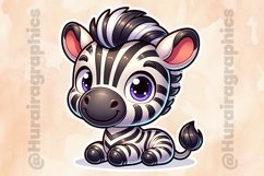 Zebra|Printable Animal Sticker Product Image 3