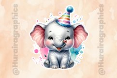Birthday Animal |Printable Animal Sticker Product Image 3