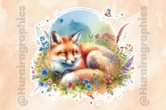 Fox|Printable Animal Sticker Product Image 2