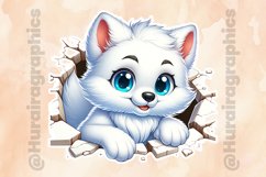 Fox|Printable Animal Sticker Product Image 2