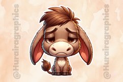 Donkey|Printable Animal Sticker Product Image 2