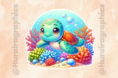 Turtle|Printable Animal Sticker Product Image 2