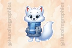 Fox|Printable Animal Sticker Product Image 2