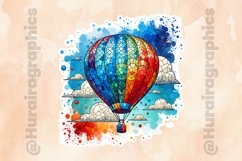 Hot Air Ballon |Printable Animal Sticker Product Image 2