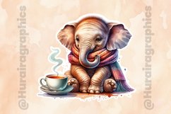 Elephant|Printable Animal Sticker Product Image 2