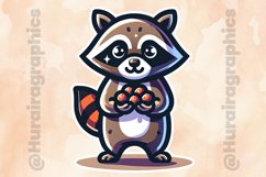 Raccon|Printable Animal Sticker Product Image 2