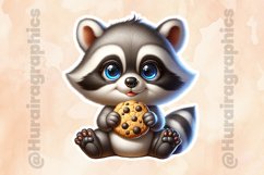Raccon|Printable Animal Sticker Product Image 2