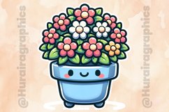 Flower Pots|Printable Animal Sticker Product Image 2