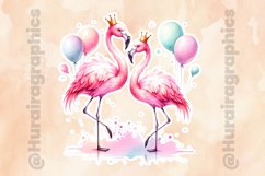 Flamingo|Printable Animal Sticker Product Image 2