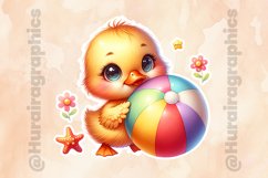 Duck|Printable Animal Sticker Product Image 2