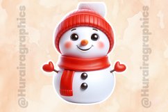 Snow Men |Printable Animal Sticker Product Image 2