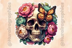 Floral Skull|Printable Animal Sticker Product Image 2