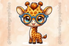 Girraffe |Printable Animal Sticker Product Image 2