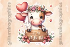 Cow|Printable Animal Sticker Product Image 2