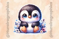 Penguin|Printable Animal Sticker Product Image 2