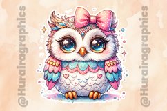 Owl|Printable Animal Sticker Product Image 2