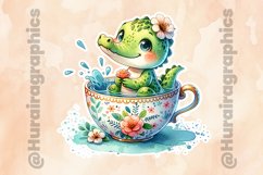 Crocodile|Printable Animal Sticker Product Image 2