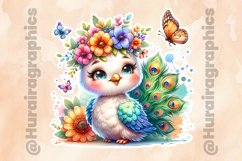 Peacock|Printable Animal Sticker Product Image 2