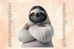Sloth|Printable Animal Sticker Product Image 2
