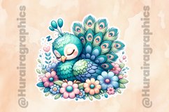 Peacock|Printable Animal Sticker Product Image 2