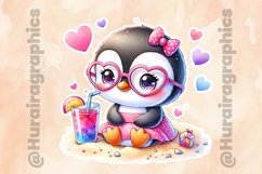 Penguin|Printable Animal Sticker Product Image 2