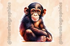 Monkey|Printable Animal Sticker Product Image 2