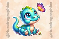 Dinasour|Printable Animal Sticker Product Image 2