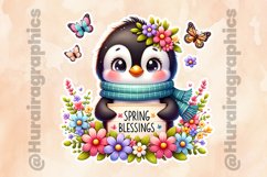 Penguin|Printable Animal Sticker Product Image 2