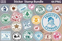 Christmas Sticker Bundle | Christmas Animals Sticker Product Image 6