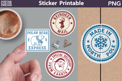 Christmas Stamp Sticker Printable Bundle | Special Delivery Product Image 2