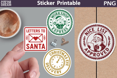 Christmas Stamp Sticker Printable Bundle | Special Delivery Product Image 11