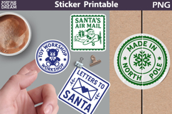 Christmas Stamp Sticker Printable Bundle | Special Delivery Product Image 6